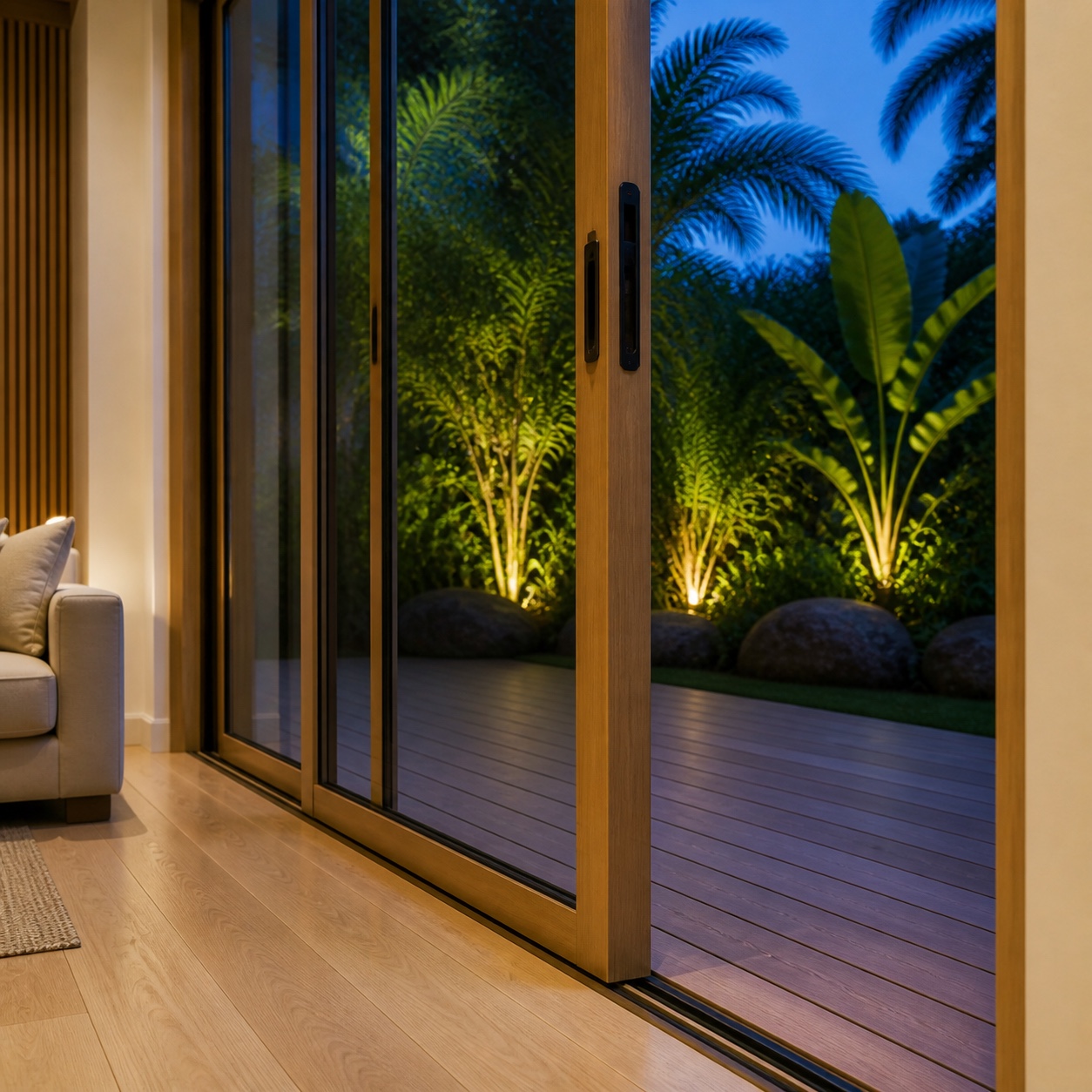 Atlas garden sunroom sliding door angle 03